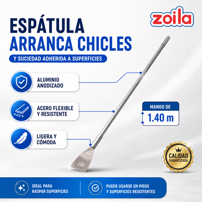 Espátula arranca chicles